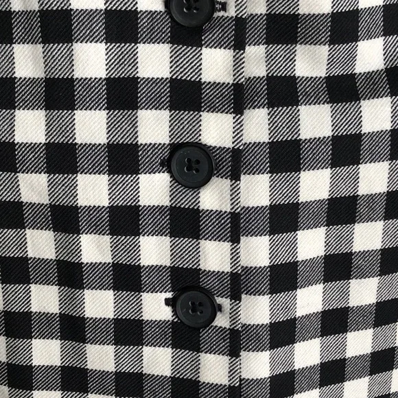 L’Academie Black White Checker Cropped Top XL NWT Coastal Cowgirl - Picture 6 of 11